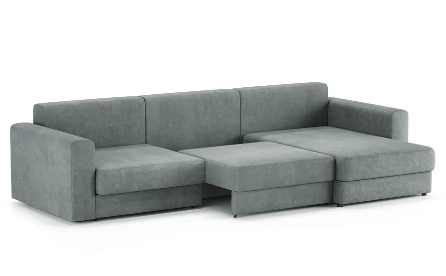 Диван угловой Ларсон 3М Nordic 83 серебристый - 5 Диван угловой Ларсон 3М Nordic 83 серебристый - 5
